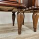 Pair of 1950s Art Decò bedside tables with mirrored top