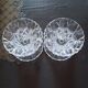 Pair of antique Arques crystal candlesticks