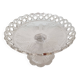 Old cup in molded glass colorless decorative table mignardises