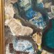 Original Swedish Oil on Canvas – "Family" by Gösta Falck – Signed – Vintage and Framed