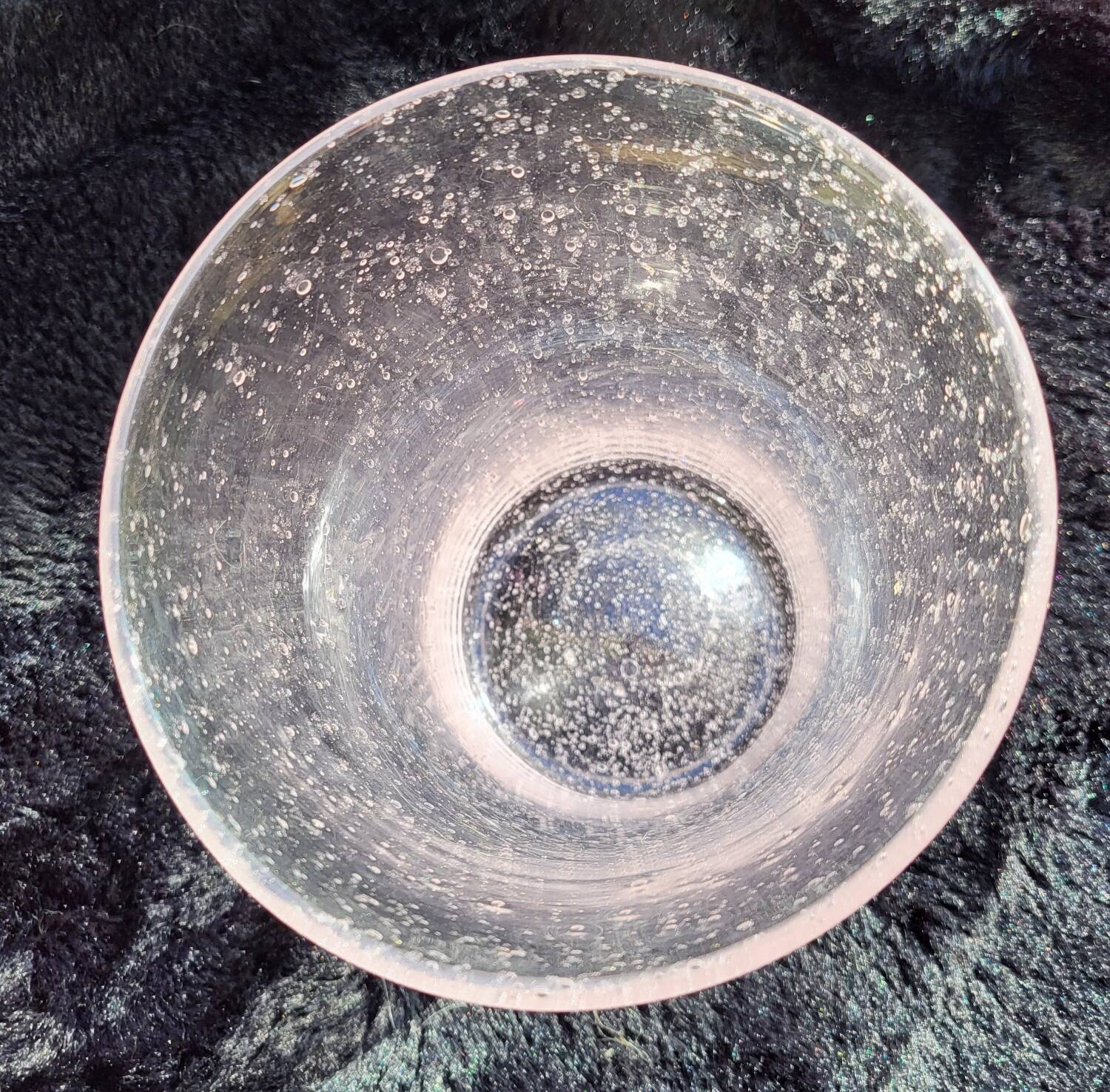 Biot pink bubble vase