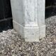 Louis XV style fireplace in Carrara marble around 1900