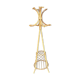 Rattan coat rack