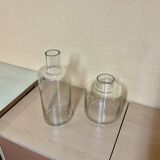 Paire de vases en verre Design