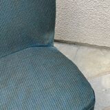 Midnight blue vintage cocktail chair