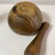 Olive wood mortar and pestle