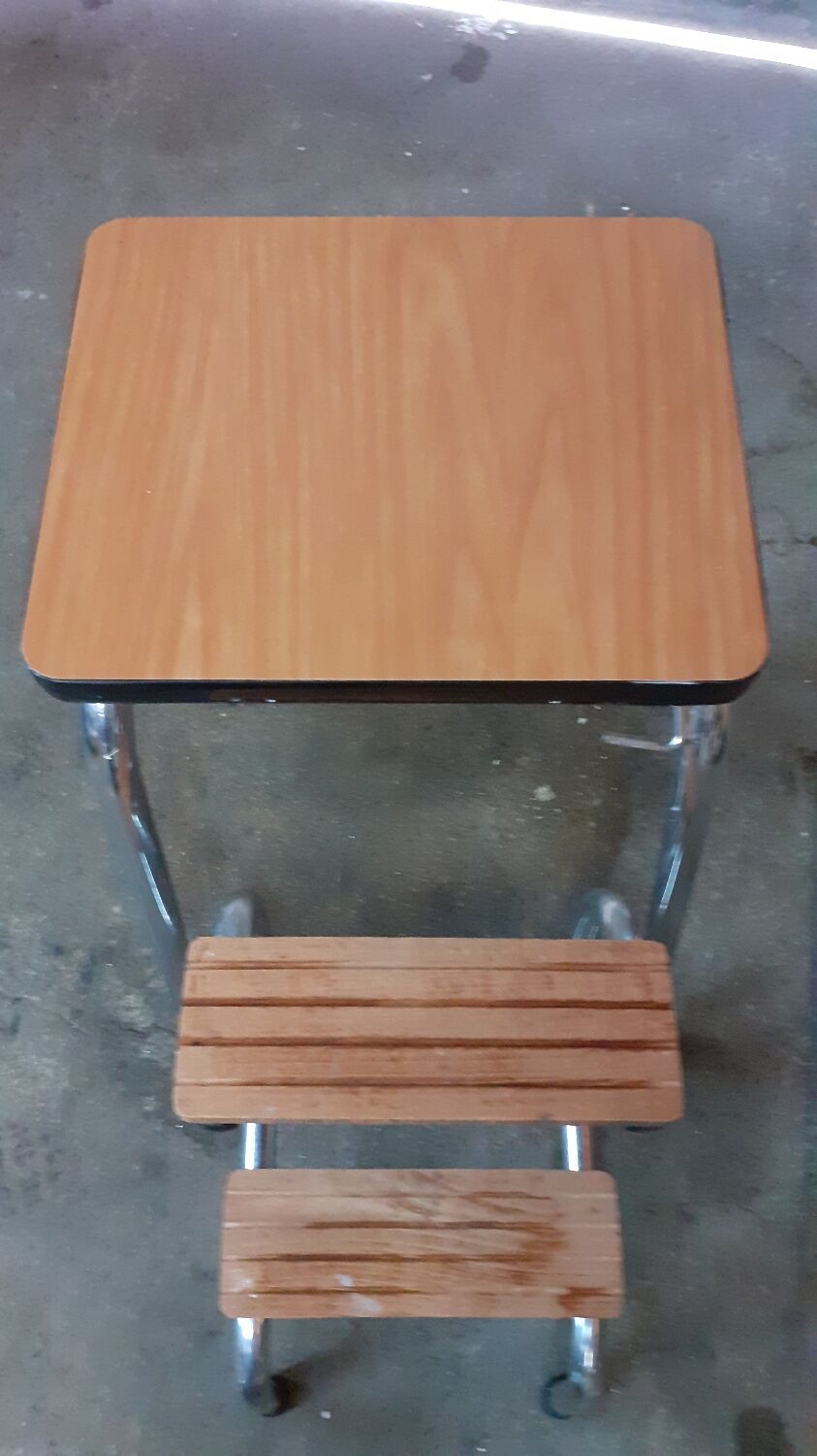 Vintage folding stepladder