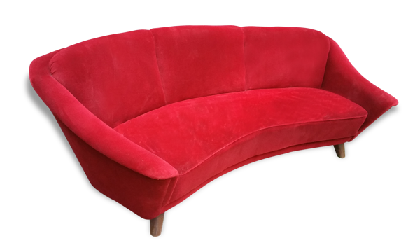 Canapé arc années 50/60 Curved Arc styl italien