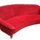 Arc years 50/60 Curved Arc styl Italian sofa
