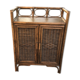 Vintage rattan buffet