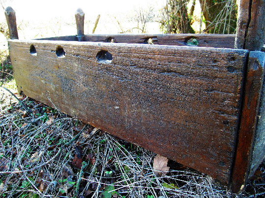 Berceau balançant fait main, 1800