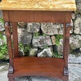 Pair of Empire style mahogany consoles, 20th century
