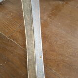 Vintage table year 70 in glass and chrome legs