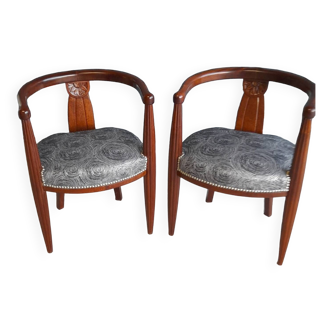 Pair of Art Deco armchairs