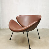 Dutch design Artifort easy chair Pierre Paulin F437 Orange Slice