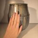 Cris agterberg & roger guerin in bouffioulx, art deco vase in green/blue stoneware