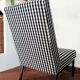 Vintage gingham armchair
