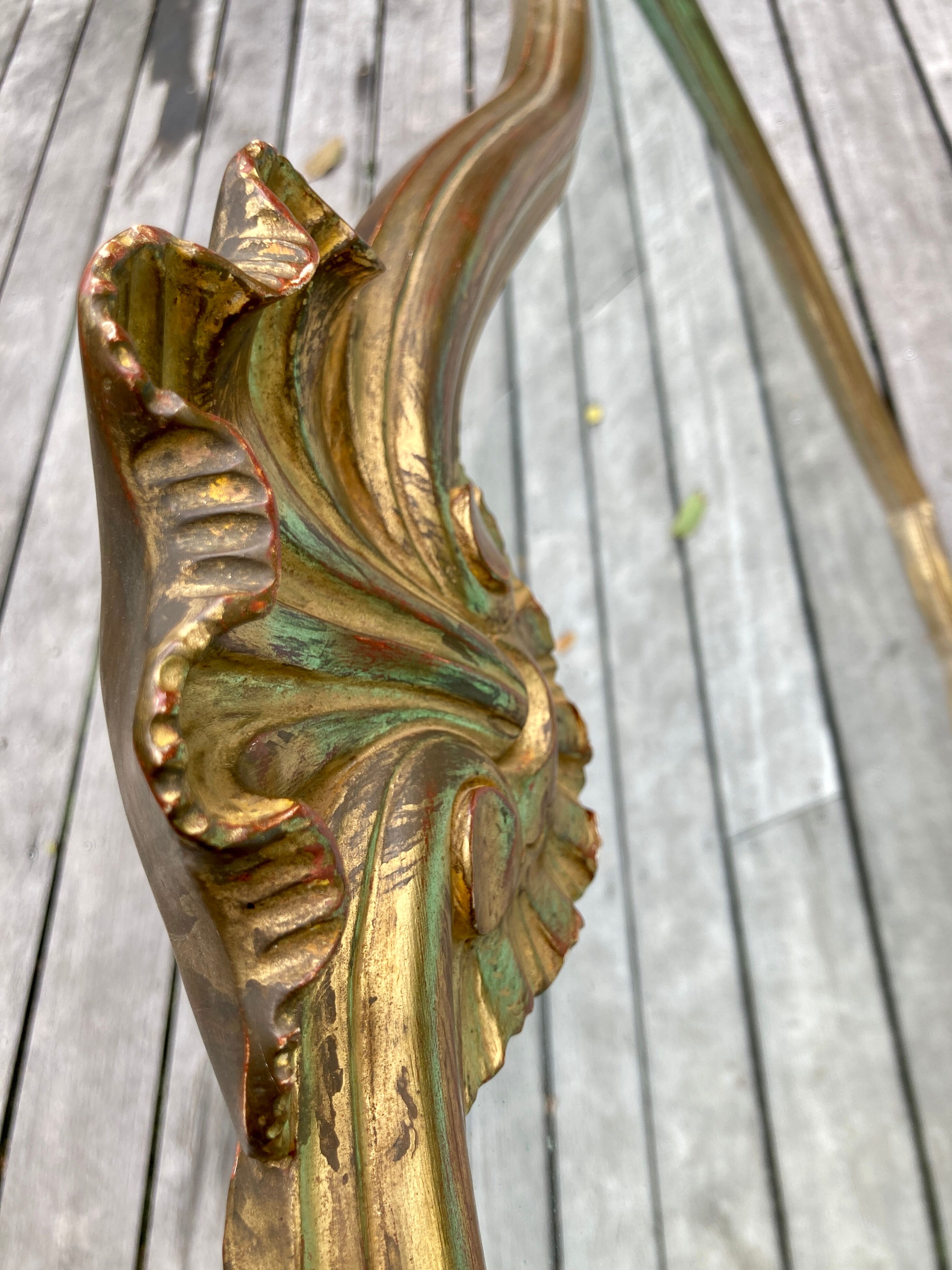 Mirror gilded baroque style