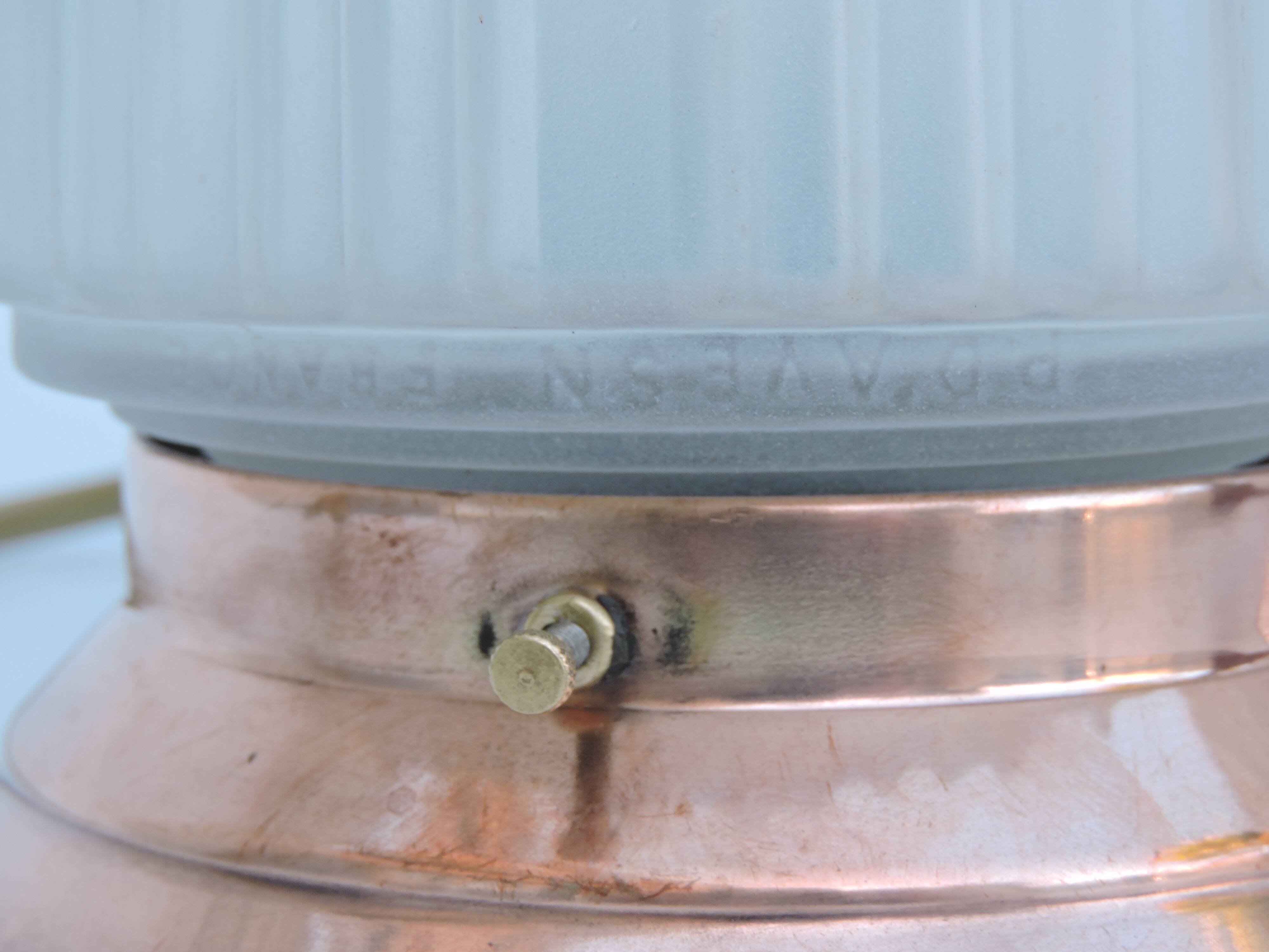 Pair of lamp building modernist art deco skyscraper skyscraper 1930 sign p d'avesn france