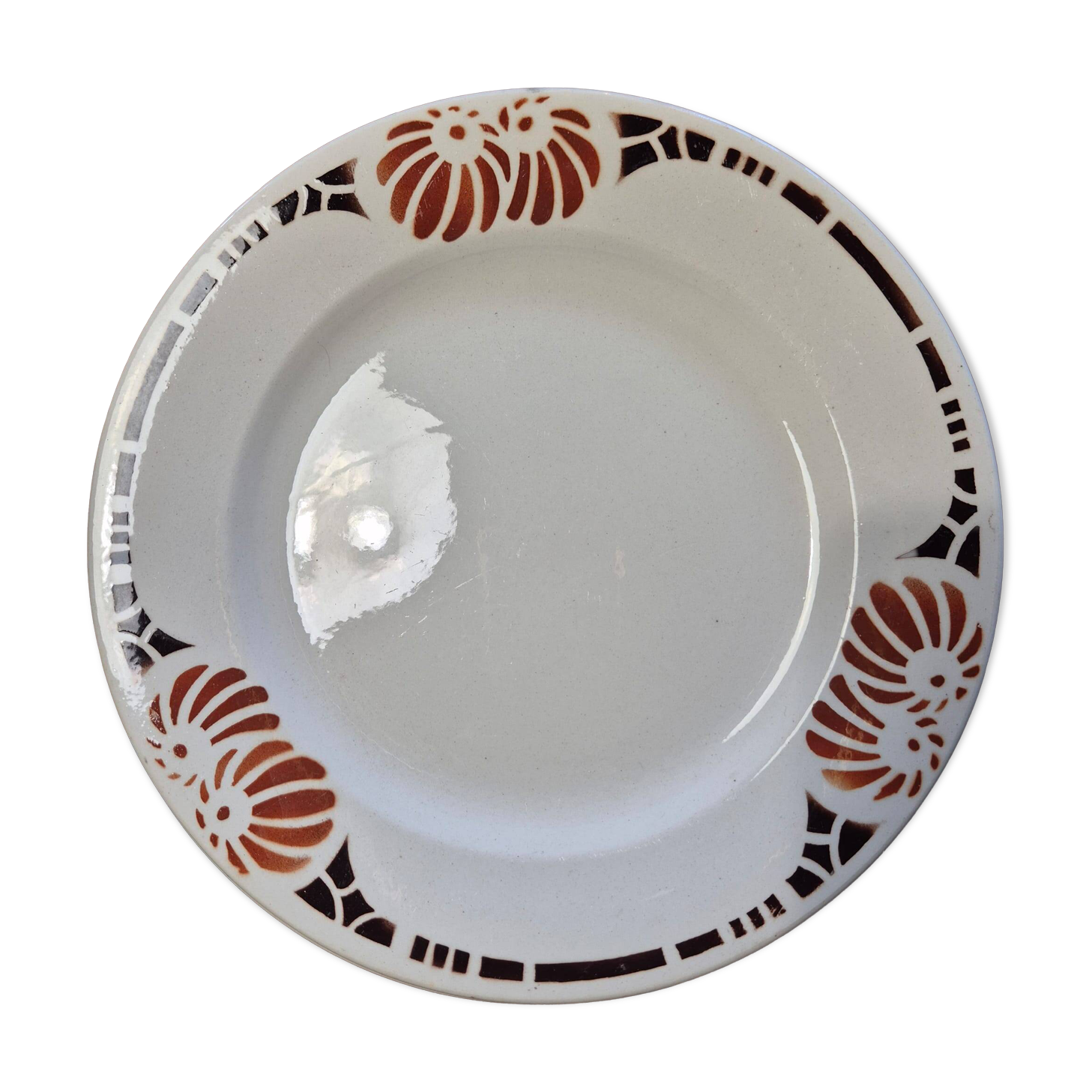 5 new flat plates from the Odette gallery with chocolate patterns.