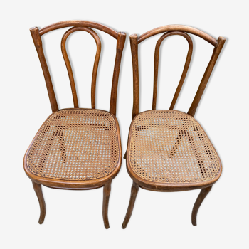 Duo of chairs Thonet bistro