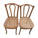 Duo de chaises Thonet bistrot