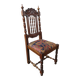 Ltee laval - set of 6 or 12 carved solid wood chairs - very good condition