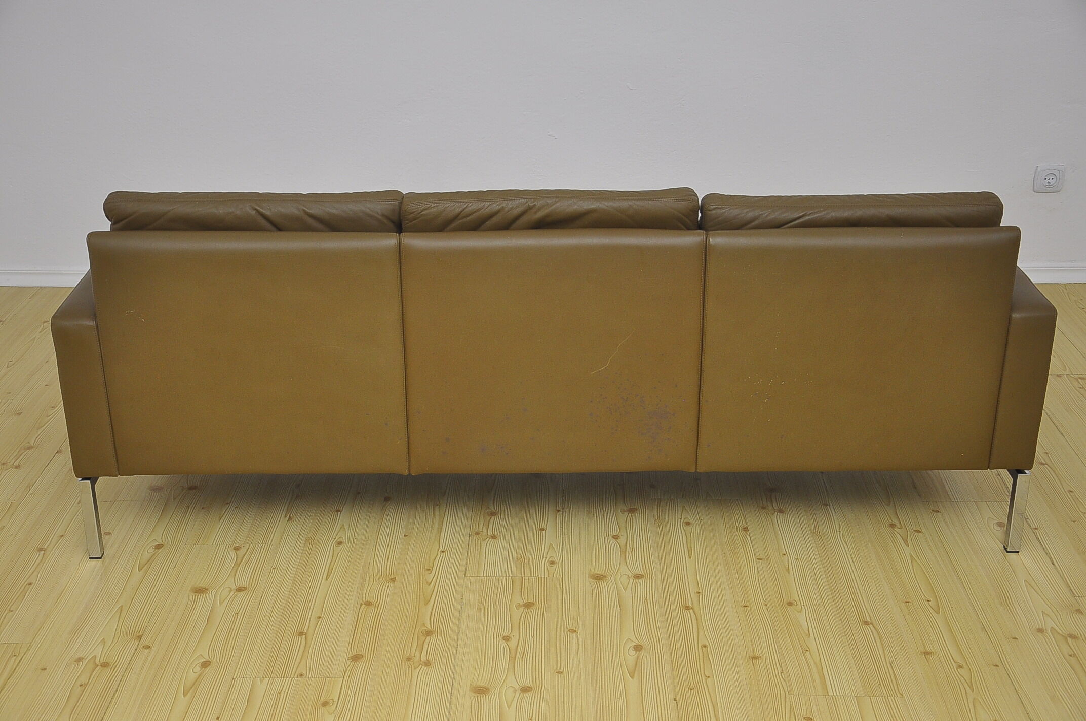 Leather sofa and armchair by Hans Peter Piehl for Wilkhahn, 1960s