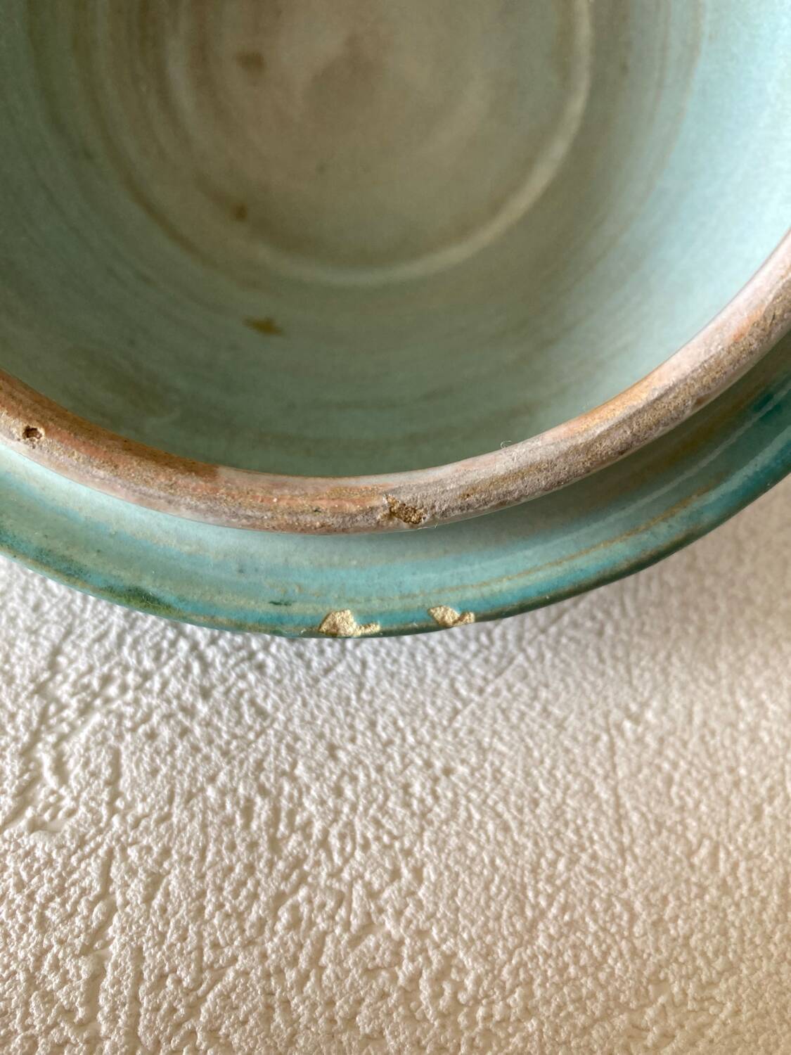 Small butter pot Jobbana Morocco Fez 19th century with centipede and geometric decorations