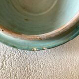 Small butter pot Jobbana Morocco Fez 19th century with centipede and geometric decorations