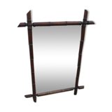 Ancient bamboo mirror 58x37cm