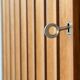 Leo Bub symmetric highboard in walnut XL Bub Wertmobel Germany 1960
