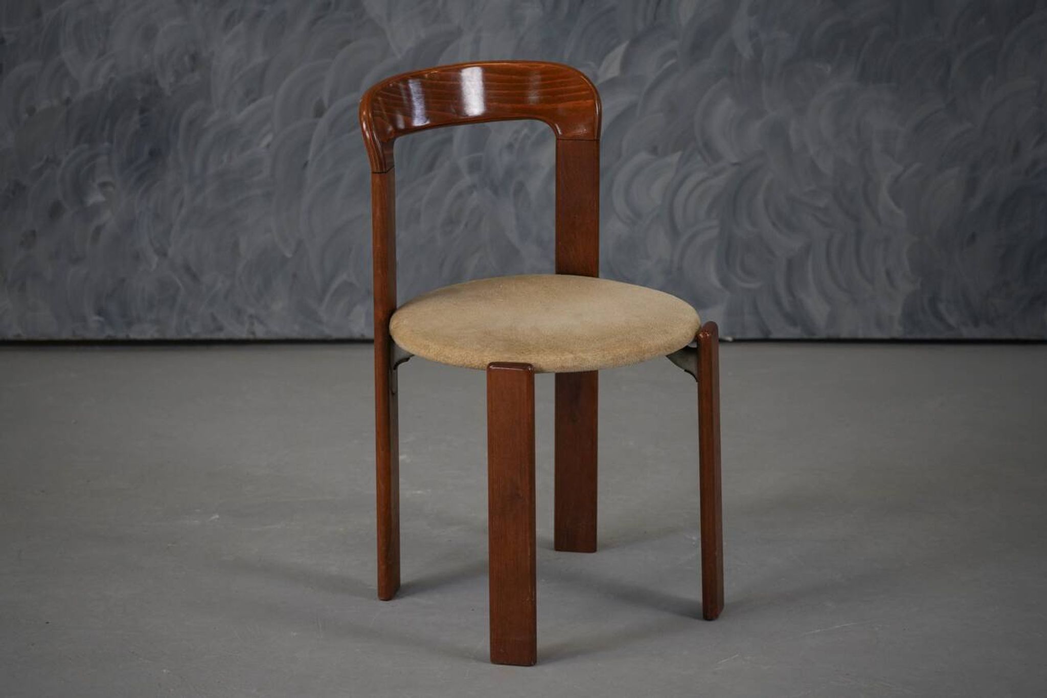 Vintage Hay Rey dining chairs by Bruno Rey for Kush Co, Switzerland 1970s set of 4