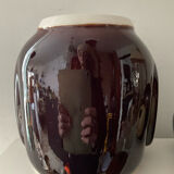 Vintage ceramic glazed bear biscuit jar