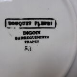 Set of 4 mixed porcelain soup plates from HBCM and Digoin 2008106