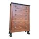 Pope françois-ignace, secretary in mahogany from the consulate period stamped