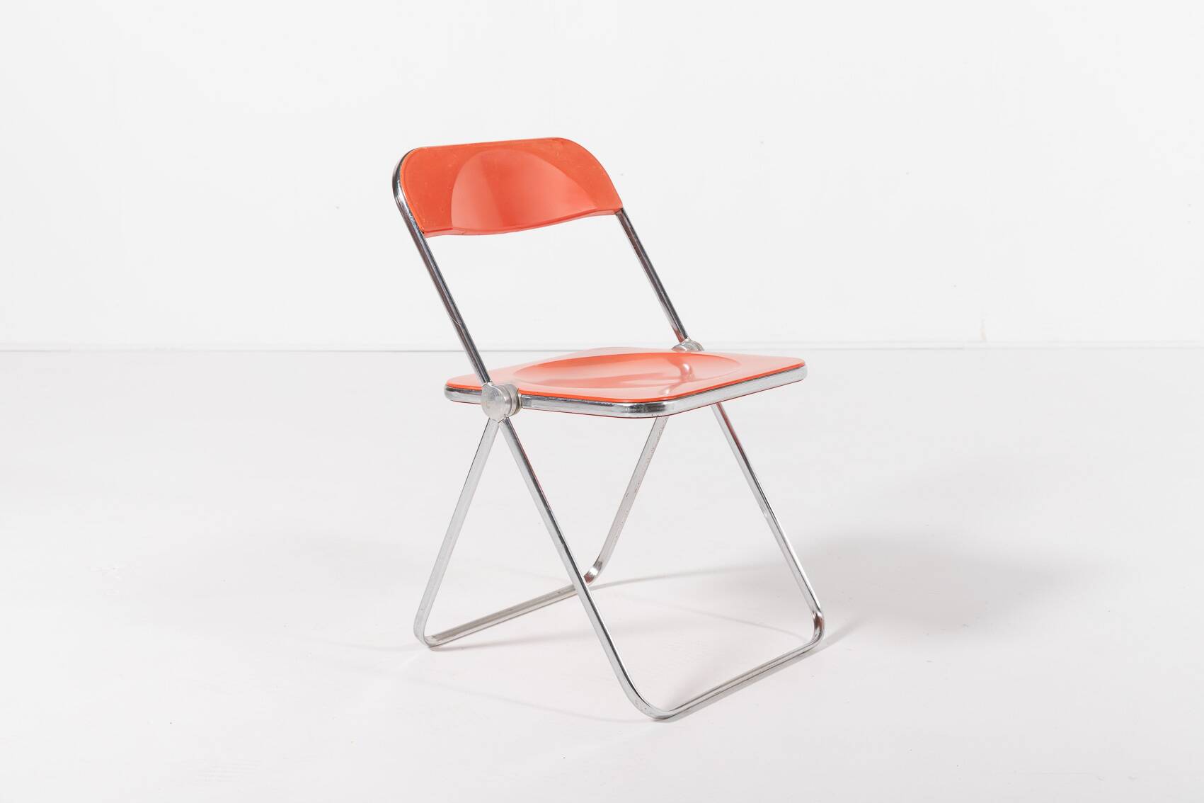 Vintage ‘Plia’ folding chair by Giancarlo Piretti for Anonima Castelli