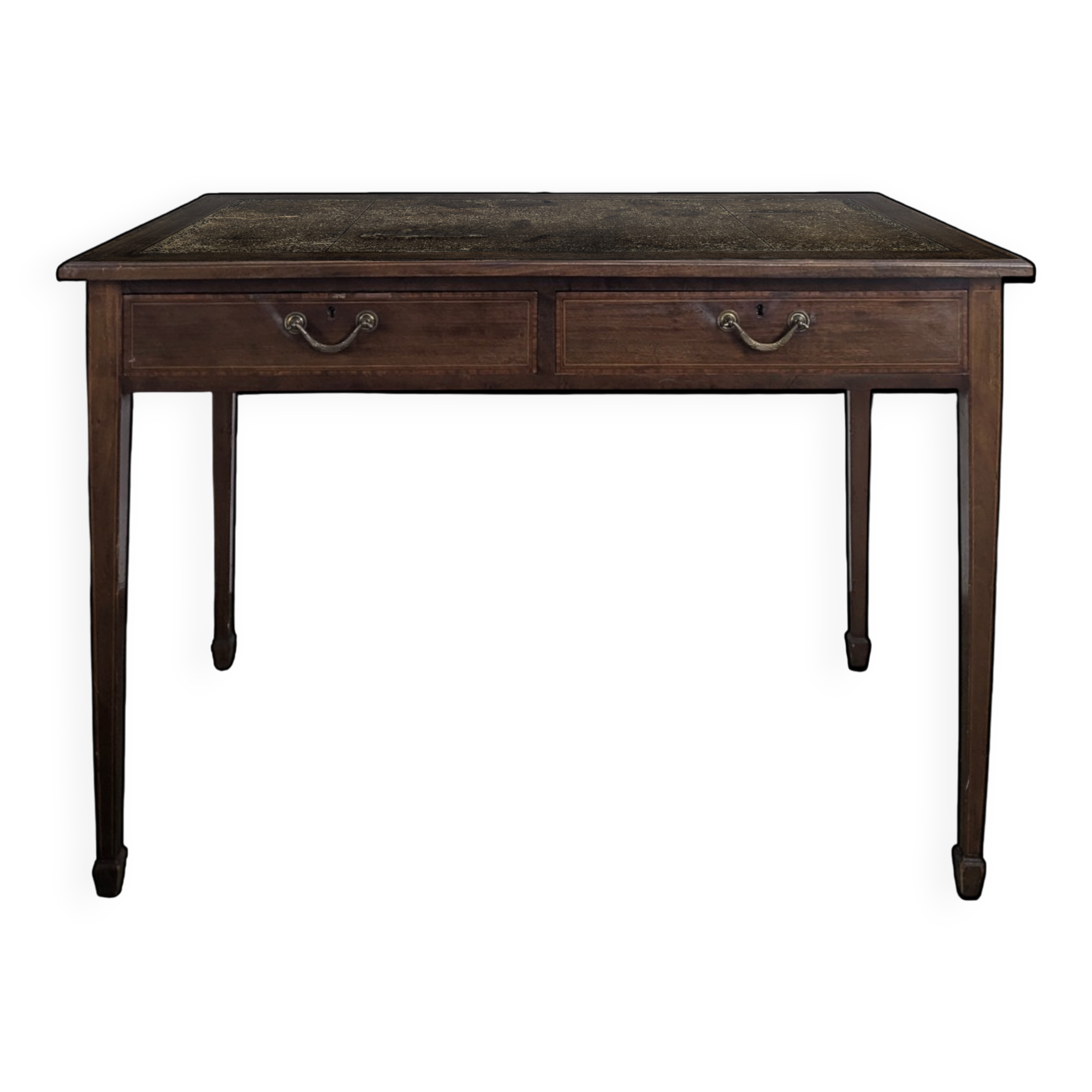 Bureau de stylle Louis XVI en acajou XIXème