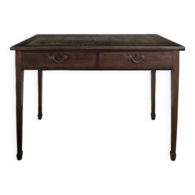 Bureau de stylle Louis XVI en acajou XIXème