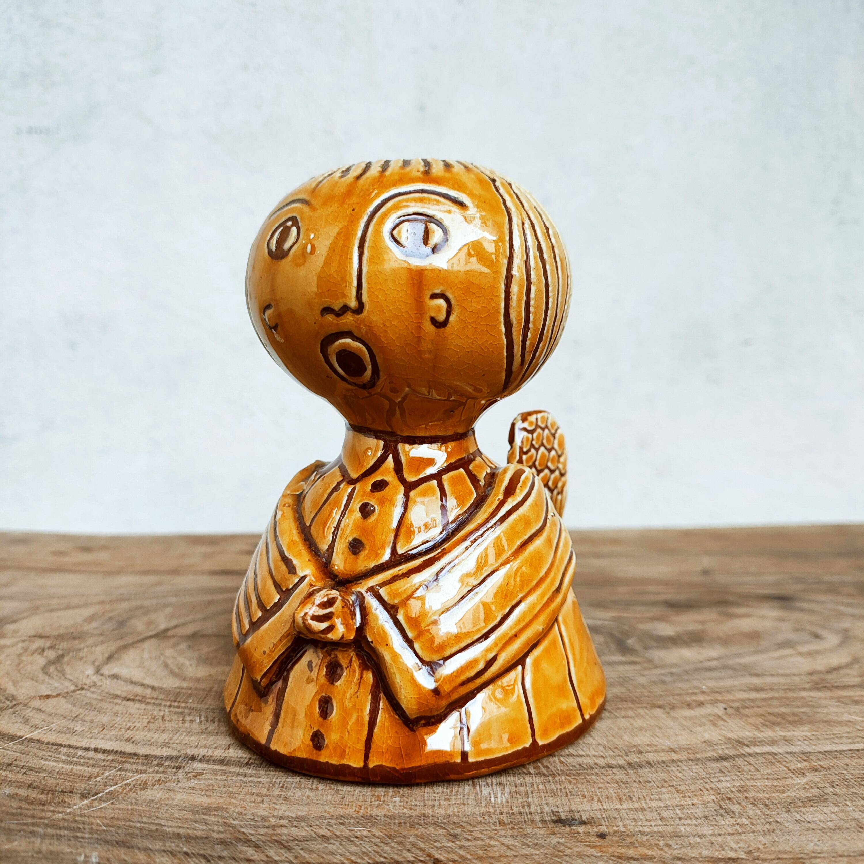 Ceramic angel, candle holder or vase