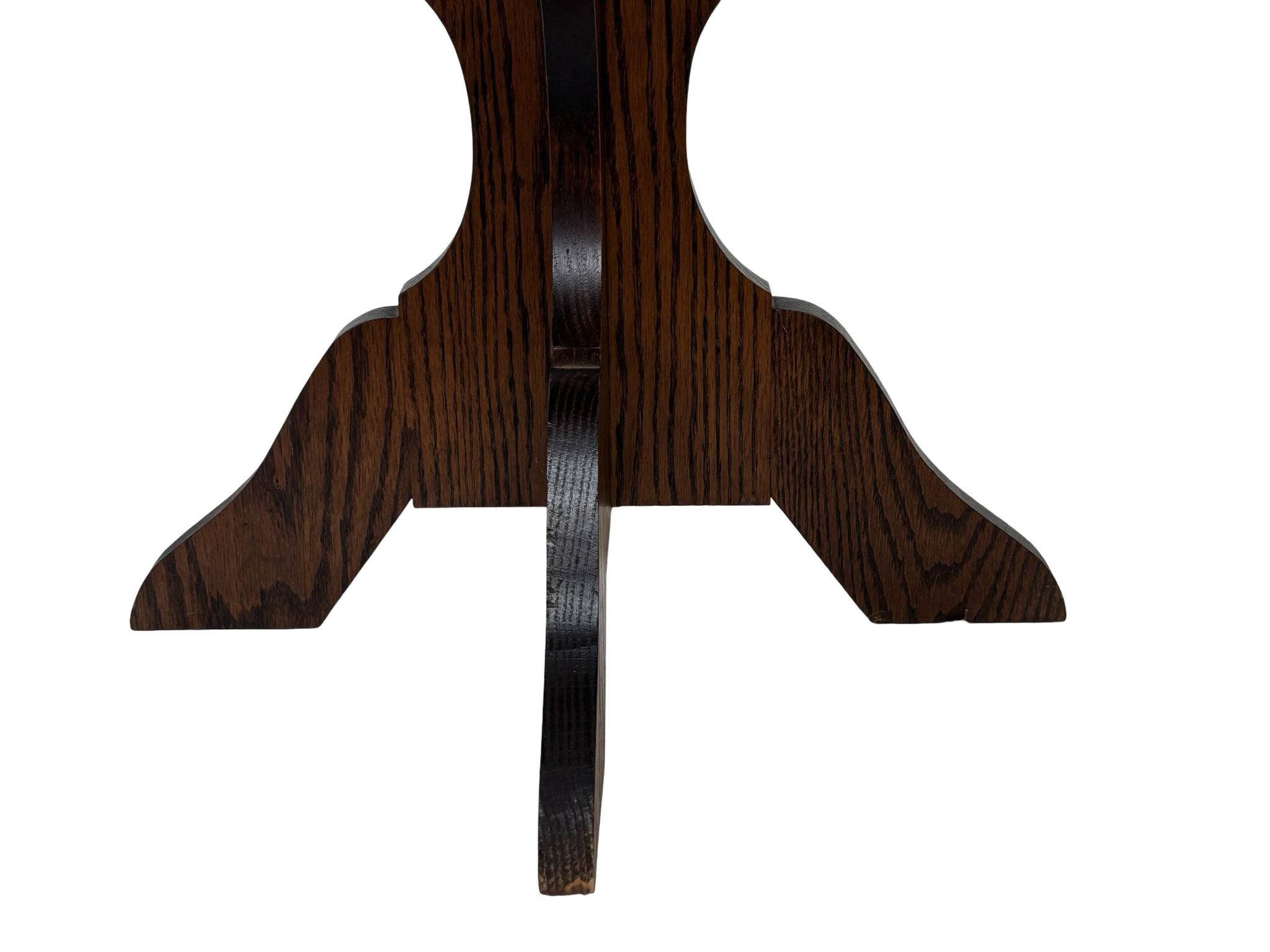Vintage Plant Stand Side Table Oak Design minimalist