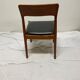Suite of 6 very beautiful chairs Henning Kjaernulf, ks danemark