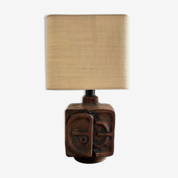Terracotta lamp byhemut schäffenacker 1960