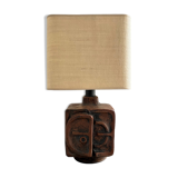 Terracotta lamp byhemut schäffenacker 1960