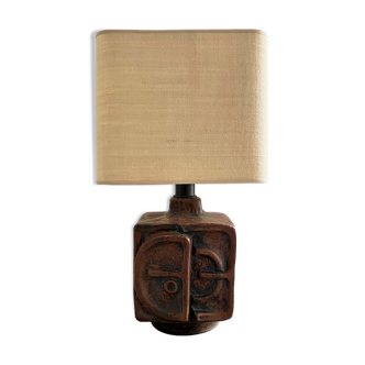 Terracotta lamp byhemut schäffenacker 1960