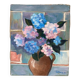 Geranium bouquet painting