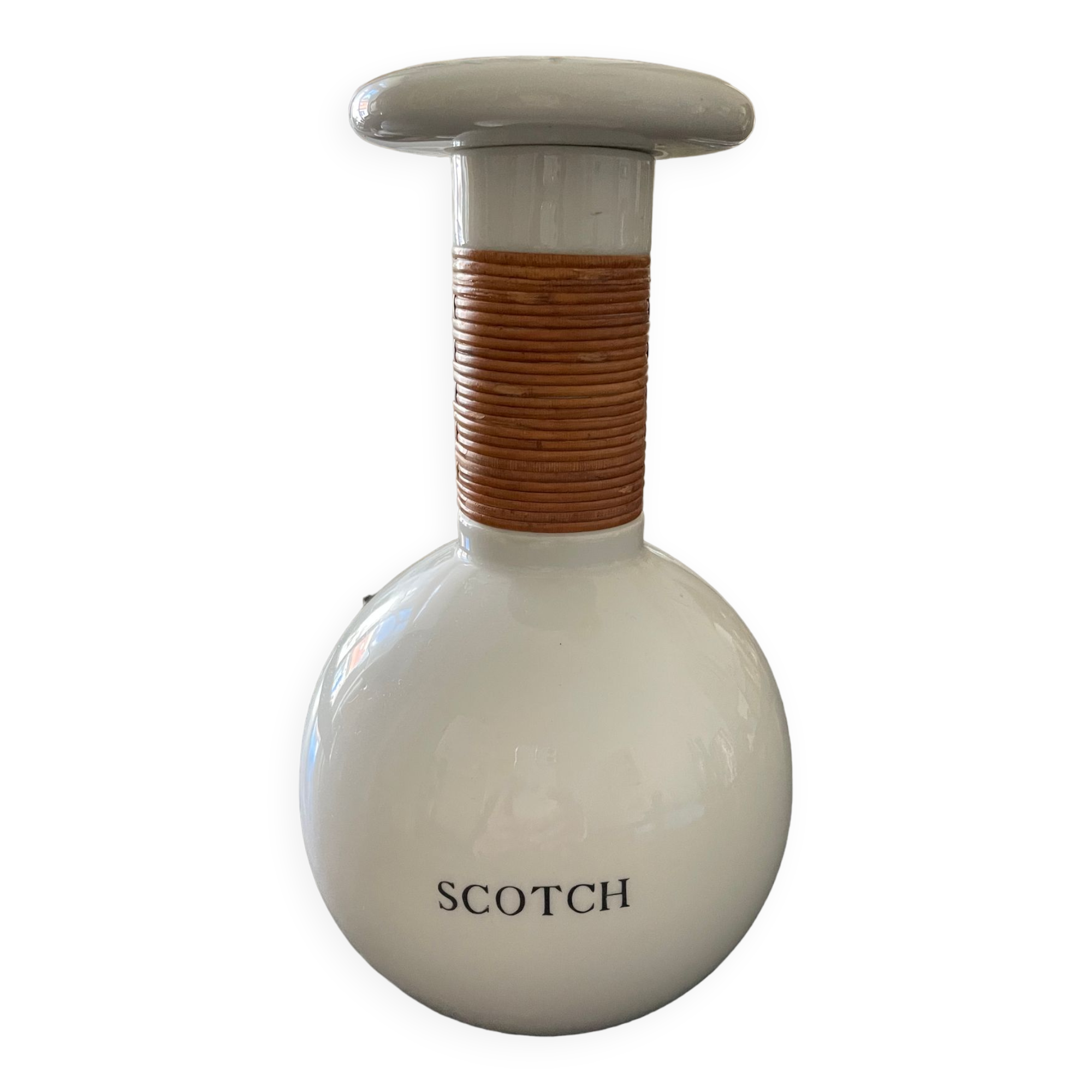 Ceramic whisky decanter