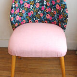 Fully retaped 1950s cocktail chair