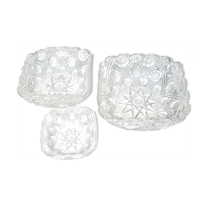 Lot de 3 saladiers coupes