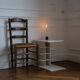 modernist bedside table, anonymous work, 20th century
